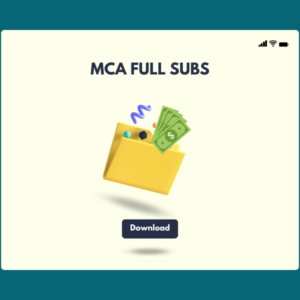 30-90 Days Old MCA Full Pack